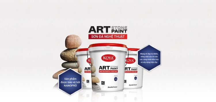 Sơn giả đá hạt Kova